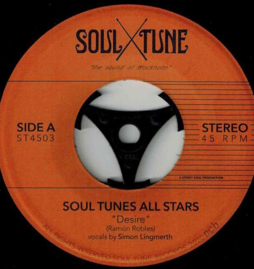 Soul Tune All Stars - Desire (Vocals by Simon Lingmerth) b/w Messin' Around (Instrumental) - Soul Tune 7"