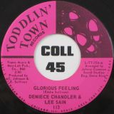 Deniece Chandler & Lee Sain – Hey Baby b/w Glorious Feeling – Toddlin’ Town 7″