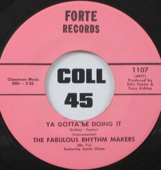 The Fabulous Rhythm Makers - Ya Gotta Be Doing It b/w Mini, Mini Afro Twist - Forte 7"