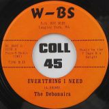 The Debanaires – Feel All Right b/w Everything I Need – W-BS 7″