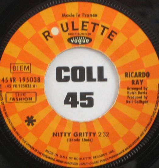 Ricardo Ray - Nitty Gritty b/w Mony Mony - Roulette 7"