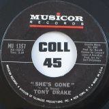 Tony Drake  – Let’s Play House b/w She’s Gone – Musicor 7″