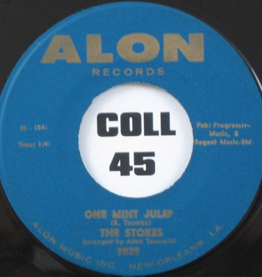 The Stokes - One Mint Julep b/w Young Man, Old Man - Alon 7"