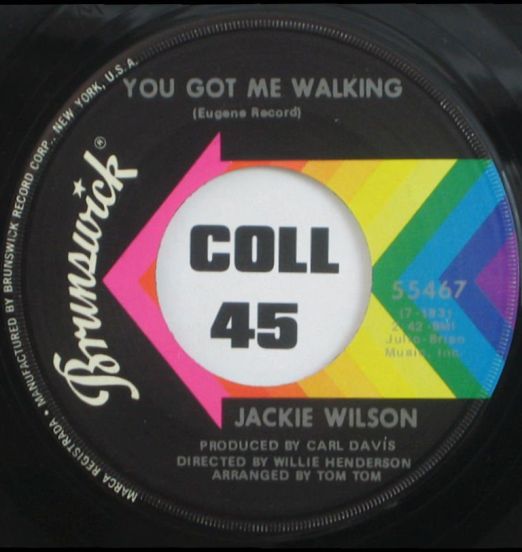 Jackie Wilson - You Got Me Walking b/w The Fountain - Burnswick 7"
