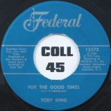 Toby King – Mr Tuff Stuff b/w For The Good Times – King 7″adams