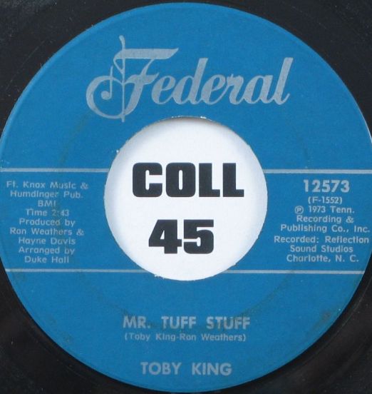 Toby King - Mr Tuff Stuff b/w For The Good Times - King 7"adams