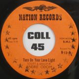 Andre Odom – Turn On Your Love Light b/w Fattening Frogs For Snakes – Nation 7″