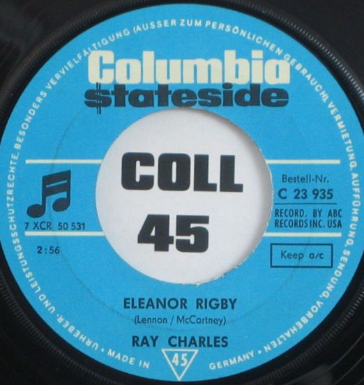 Ray Charles - Eleanor Rigby b/w Yesterday - Abc 7"