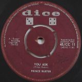 Prince Buster – Black Head Chinaman b/w You Ask – Dice 7″