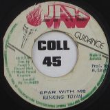 Ranking Toyan – Spar With Me b/w Roots Radics Band – Version – Jah Guidance 7″