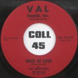 The Eruptions – Price Of Love b/w Whispers Getting Louder – Val 7″