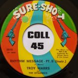 Troy Marrs – Rhythm Message b/w Part II – Sure-Shot 7″