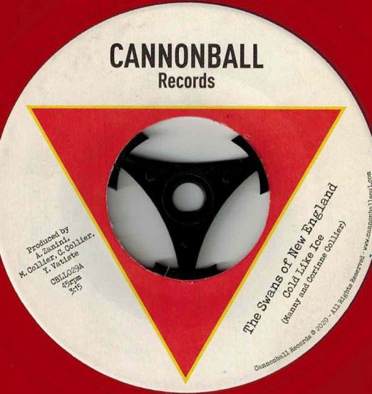 The Swans Of New England - Cold Like Ice (Vocal) b/w Instrumental - Cannonball 7"