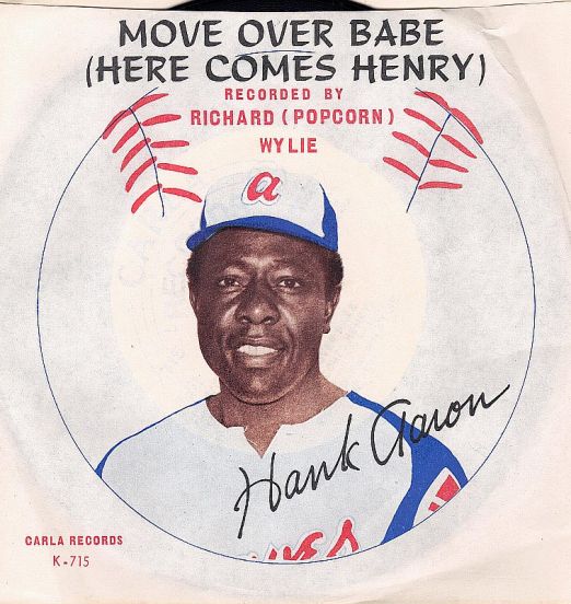 Richard "Popcorn" Wylie - Move Over Babe (Here Come Henry) b/w Instrumental -  Carla 7"+PS