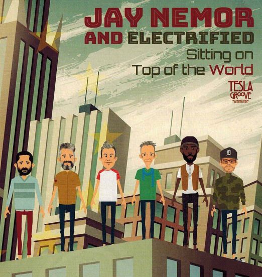 Jay Nemor and Electrified - Sitting on Top of The World (Vocal) b/w Instrumental - Tesla Groove 7"
