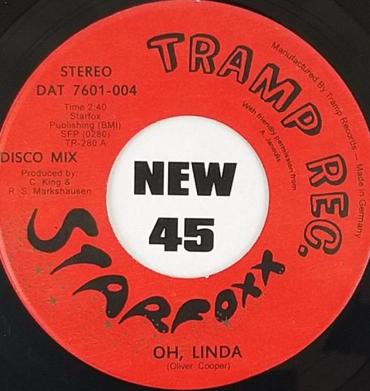 Starfoxx - Oh Linda b/w Oh Linda - Tramp 7"