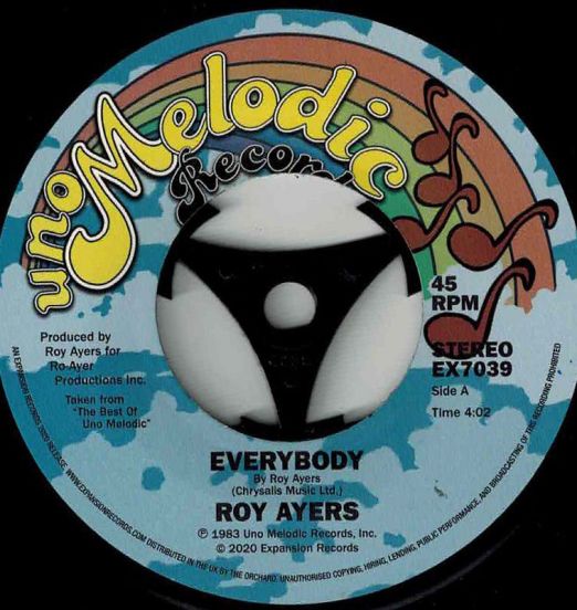 Roy Ayers - Everybody b/w And Then We Were One - Expansion UK 7"