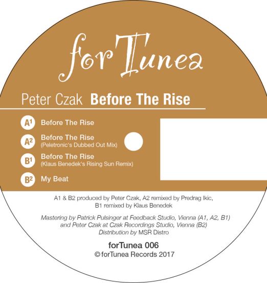 Peter Czak - Before The Rise - forTunea 12"