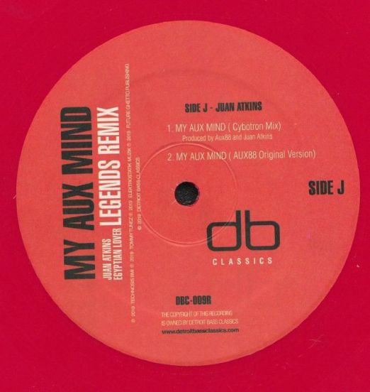 AUX88 - My AUX Mind (Juan Atkins & Egyptian Lover Remixes) - Detroit Bass Classics 12"