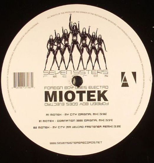 Miotek  - Foreign Boy Goes Electro EP - Seven Sisters 12"