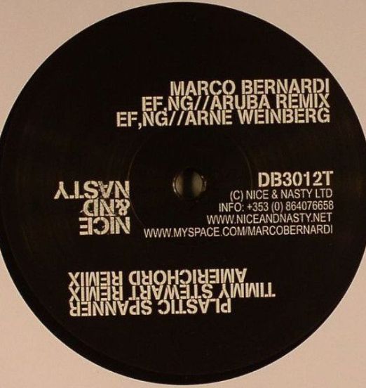 Marco Benardi - Plastic Spanner - Nice & Nasty 12"