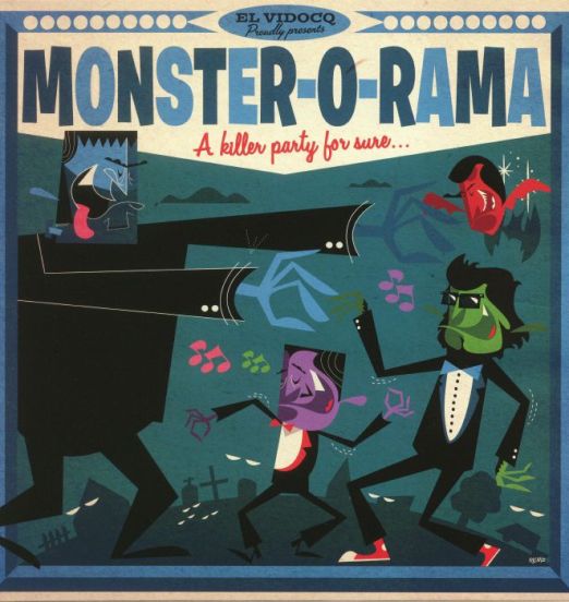 V.A. - Monster-O-Rama - Jukebox Music Factory LP+CD