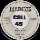 Small Faces – Lazy Sunday b/w Rollin’ Over – Immediate GER 7″