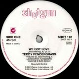 Teddy Pendergrass – We Got Love b/w Should I Go Or Should I Stay – Shotgun UK 7″