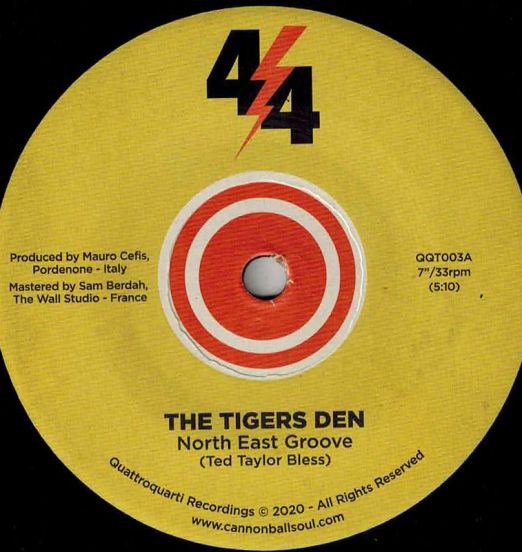 The Tigers Den - North East Groove b/w North East 90's Dub - 4Quarti IT 7"