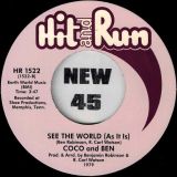 *BACK IN!* Coco and Ben – Good Feelin’ b/w See The World – Hit & Run 7″