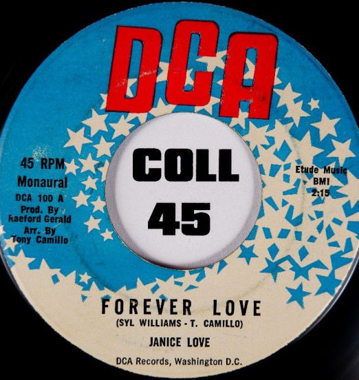 Janice Love - Forever Love b/w Instrumental - DCA 7"