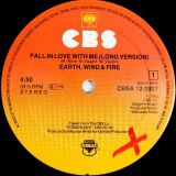 Earth, Wind & Fire – Fall In Love With Me (Long Version) b/w Lady Sun – CBS NL 12″