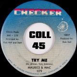 Maurice & Mac – Try Me b/w So Much Love – Checker 7″