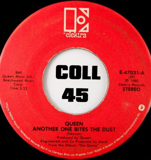 Queen - Another One Bites The Dust b/w Don't Try Suicide - Elektra 7"