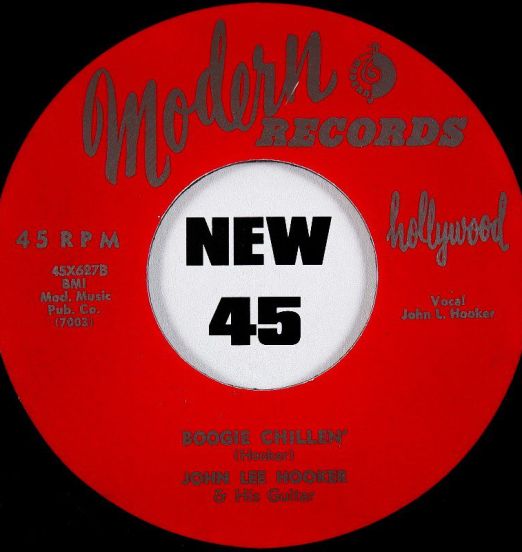 John Lee Hooker - Boogie Chillen b/w Sally May - Modern Records 7"