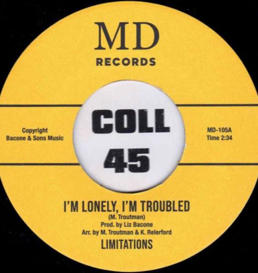 Limitations - I'm Lonely, I'm Troubled b/w No Need - MD 7"