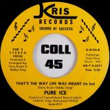 Pure Ice – Live & Let Live b/w That’s The Way Life Was Meant (To Be) – Kris 7″