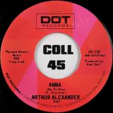 Arthur Alexander – You Better Move On b/w Anna (Go To Him) – DOT 7″
