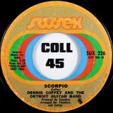 Dennis Coffey and the Detroit Guitar Band – Scorpio b/w Sad Angel – Sussex 7″