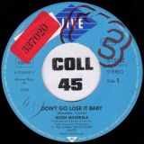 Hugh Masekela – Don’t Go Lose It Baby b/w African Breeze – Jive 7″+PS