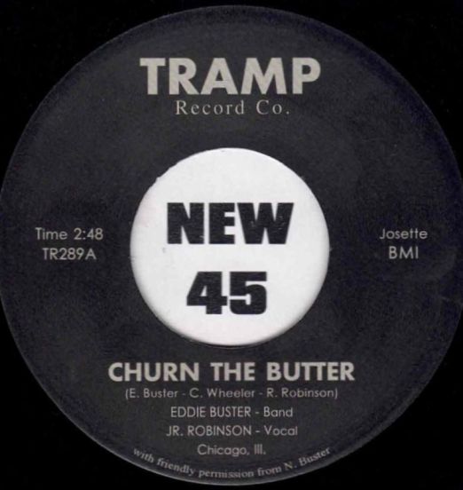 Eddie Buster - Churn The Butter b/w Kitchen Cooking - Tramp 7"