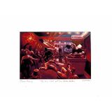 Oscar Romp – ‘The ‘Hi-Hat’ At The Blue Note’ – A4 Size Giclee Fine Art Print
