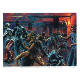 Oscar Romp – ‘DJ Raw Deal’s Groove Sanctuary at Mme Jo Jo’s, Soho, London 2002’ – A3 Size Giclee Fine Art Print