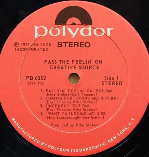 CreativeSource-PassTheFeelingOnLPLABELA