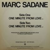 Marc Sadane – One Minute From Love - Warner Bros DJ 12"+PS