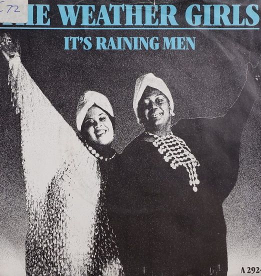 The Weather Girls - It's Raining Men b/w Instrumental - CBS 7"