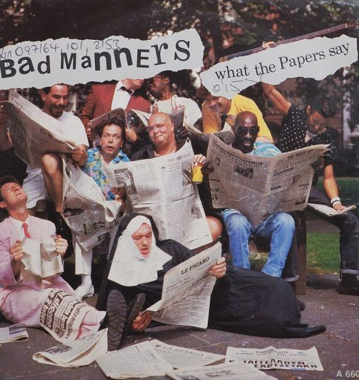 Bad Manners - What The Papers Say b/w Louie Louie - Portrait 7"
