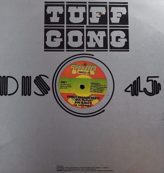 Bob Marley & Lee Perry - Punky Reggea Party b/w Punky Reggea Party - Tuff Gong 12"