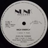 Evelyn Thomas – High Energy b/w Instrumental – Nunk 12″