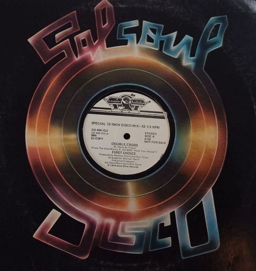 First Choice - Double Cross 12" Disco Mix b/w Same - Gold Mind DJ 12"